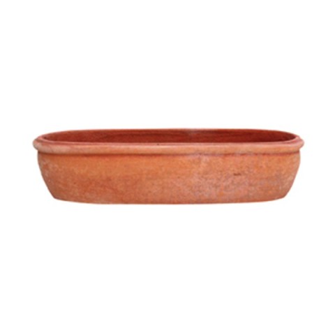 Smooth Oval in Terracotta
